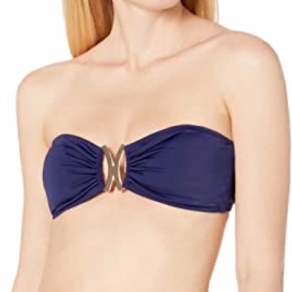 NWT Milly Cabana Womens Cabana Elba Bandeau Bikini Top & Bottom COLOR SeaGreen M - Picture 8 of 11